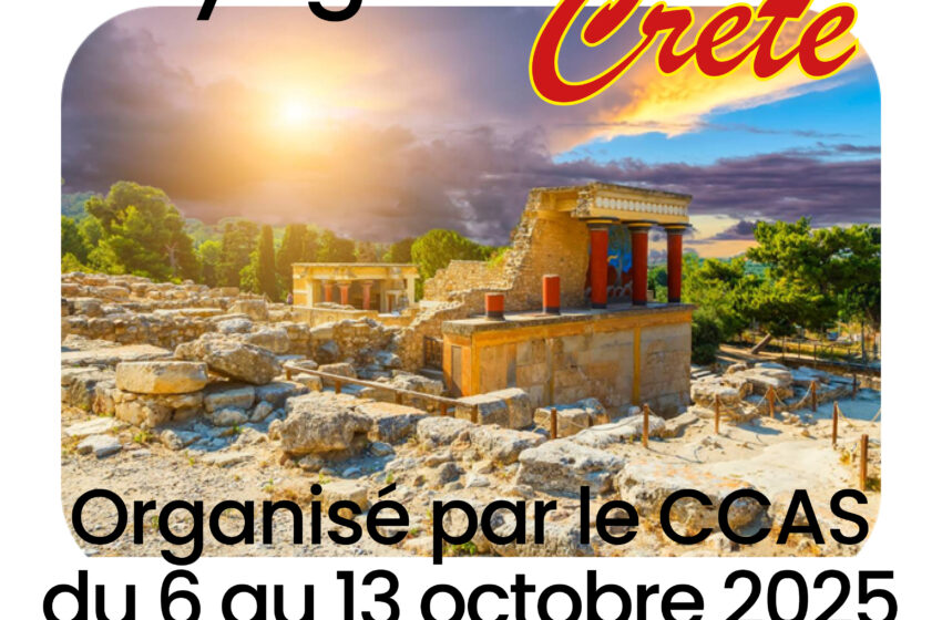  Réunion d’information – Voyage en Crête