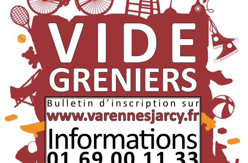  Vide greniers à Varennes Jarcy