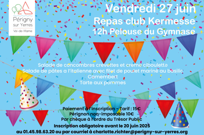  Repas Club au Périclub