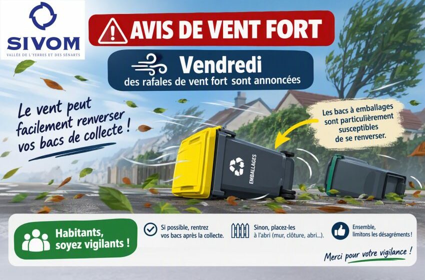  Rafales de vent – vendredi 23 octobre